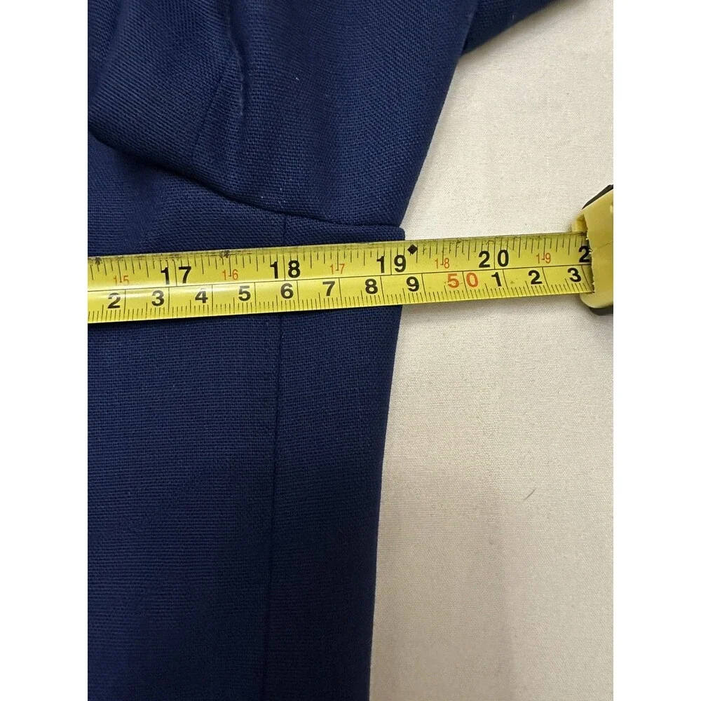 Luigi Bianchi Mantova Loro Piana Wool Blue Blazer Jacket EU 48 US 38R Pockets